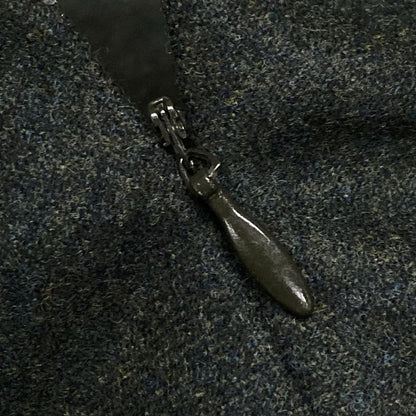 Hermes Skirt Setup Size 38 M Women's - Dark Green Wool Cashmere