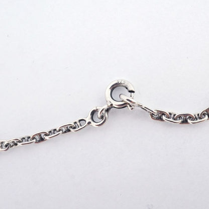 Hermes Necklace Serie Mini Chaine D'ancre Silver 925 Ladies