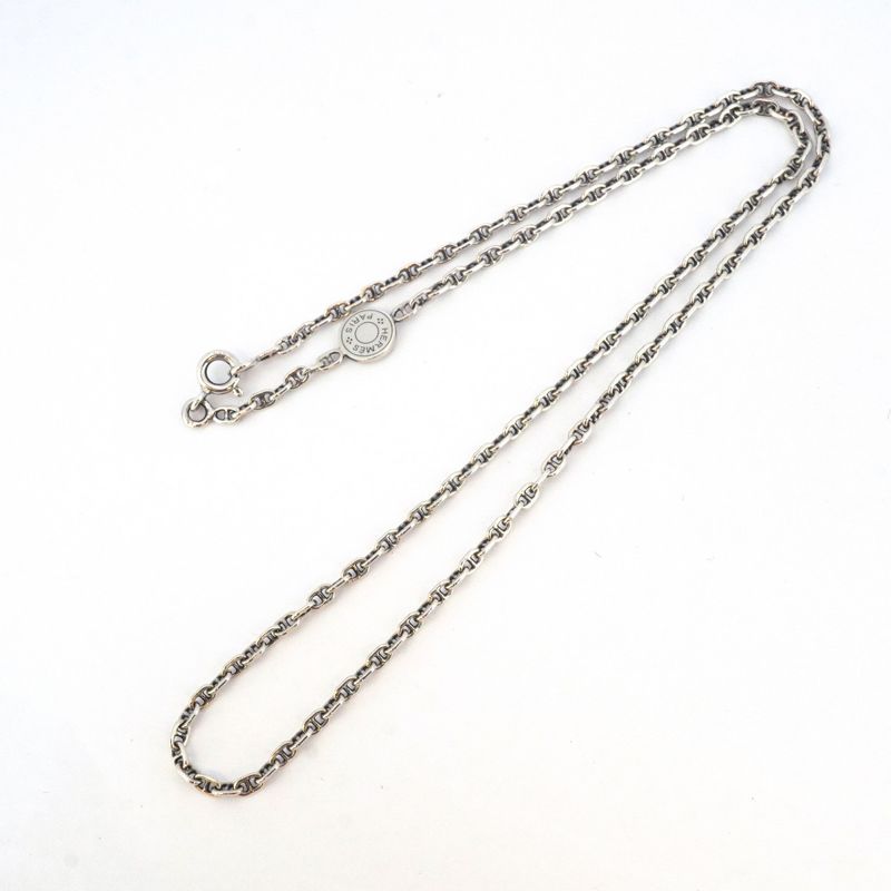 Hermes Necklace Serie Mini Chaine D'ancre Silver 925 Ladies