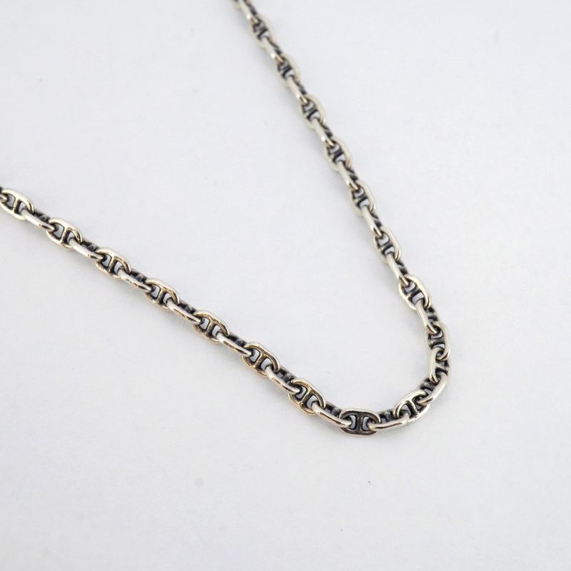 Hermes Necklace Serie Mini Chaine D'ancre Silver 925 Ladies