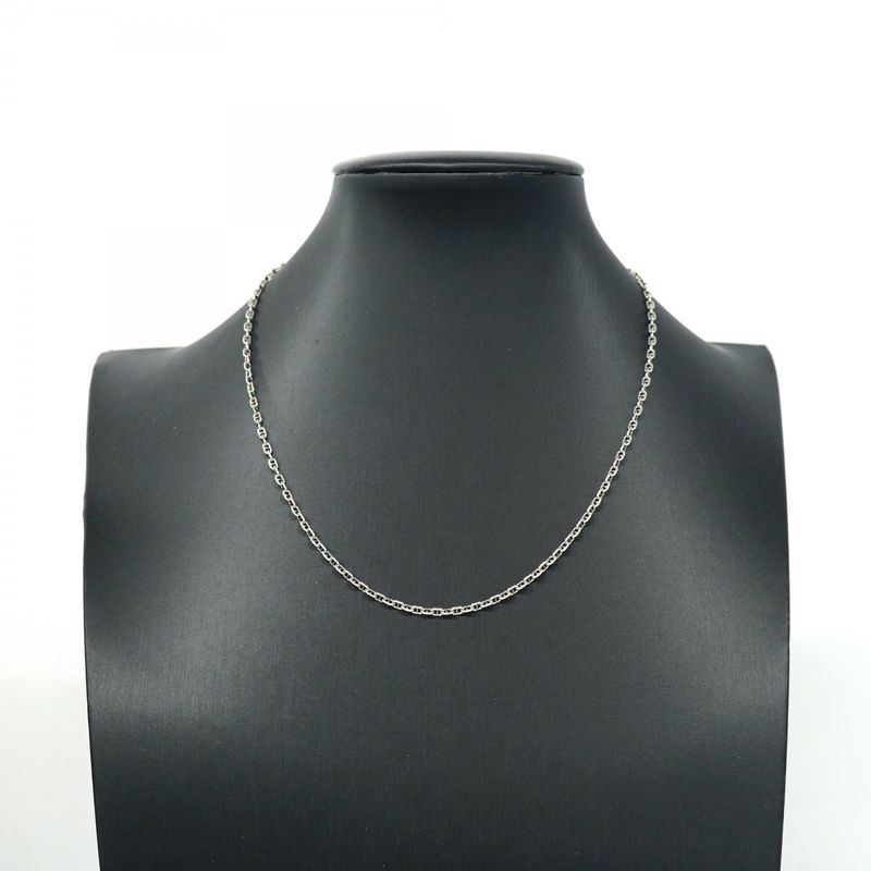 Hermes Necklace Serie Mini Chaine D'ancre Silver 925 Ladies