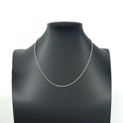 Hermes Necklace Serie Mini Chaine D'ancre Silver 925 Ladies