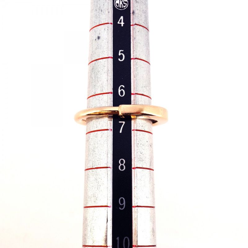 Tiffany & Co Ring Lock 18k Pink Gold Pink Gold Size 6.5 Women's