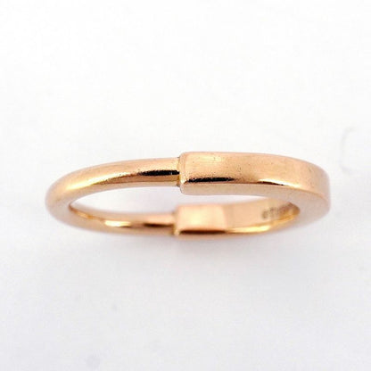 Tiffany & Co Ring Lock 18k Pink Gold Pink Gold Size 6.5 Women's