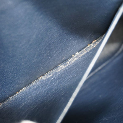 Chanel Shoulder Bag Triple Coco Lambskin Navy Gold Hardware Women's