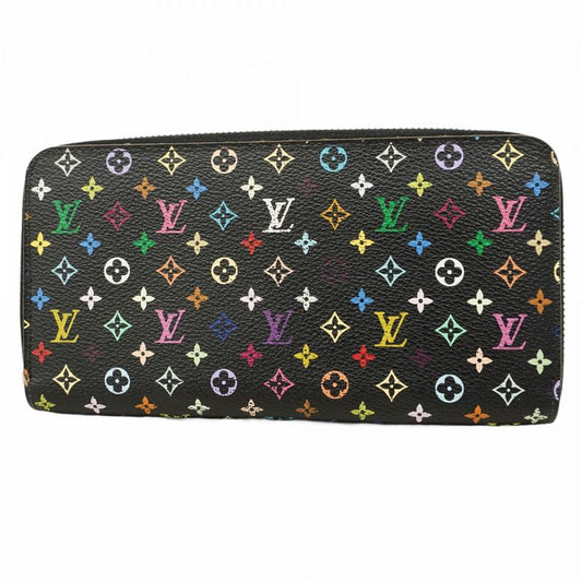 Louis Vuitton Long Wallet Monogram Multicolor Zippy Wallet M60243 Noir Black
