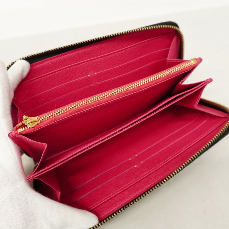 Louis Vuitton Long Wallet Monogram Multicolor Zippy Wallet M60243 Noir Black