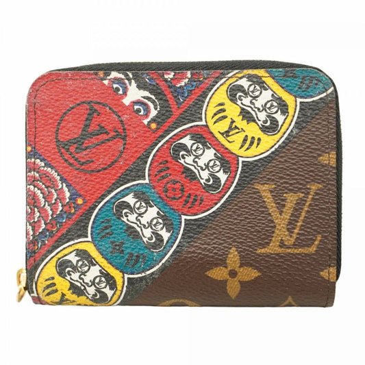 Louis Vuitton Coin Case Monogram Zippy Coin Purse M67250 Brown Kansai Yamamoto