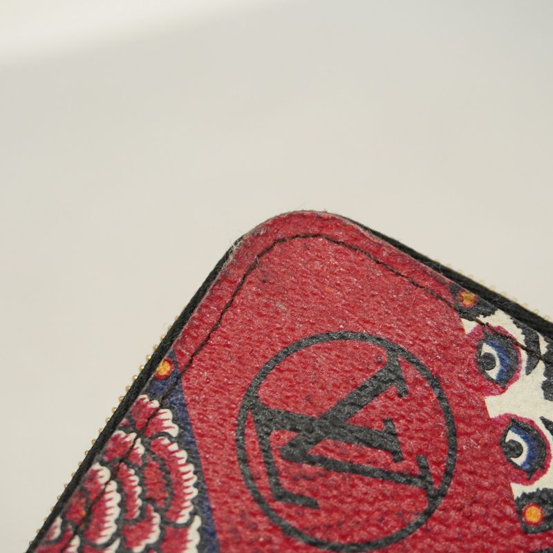 Louis Vuitton Coin Case Monogram Zippy Coin Purse M67250 Brown Kansai Yamamoto