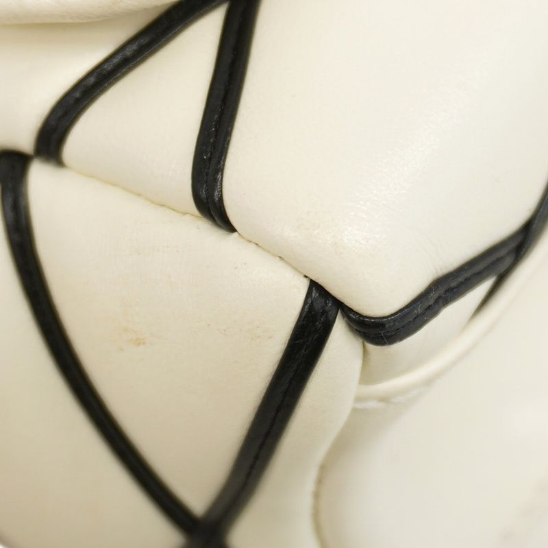 Louis Vuitton Handbag Maltage Go-14mm (0.55in) M22890 White Black 2way Bag