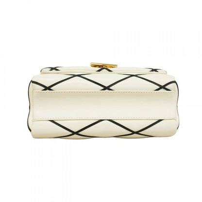 Louis Vuitton Handbag Maltage Go-14mm (0.55in) M22890 White Black 2way Bag