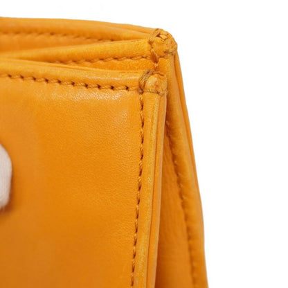 Chanel Tote Bag Lambskin Orange Gold Hardware Women's