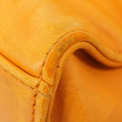 Chanel Tote Bag Lambskin Orange Gold Hardware Women's