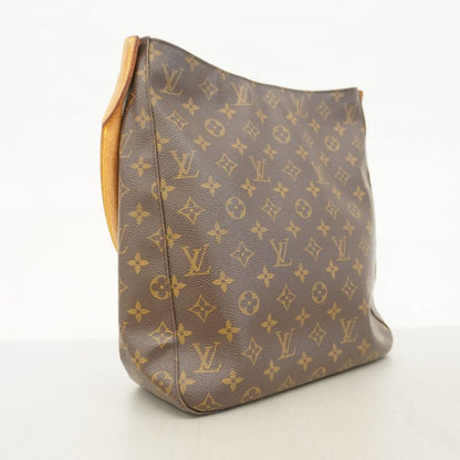 Louis Vuitton Shoulder Bag Monogram Looping GM M51145 Brown Ladies