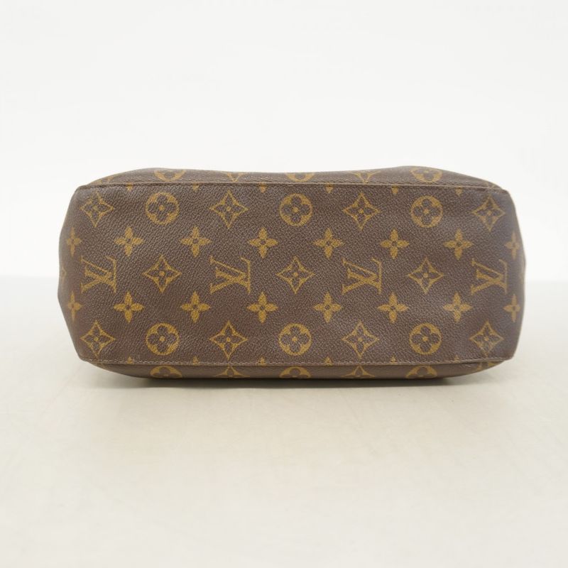 Louis Vuitton Shoulder Bag Monogram Looping GM M51145 Brown Ladies