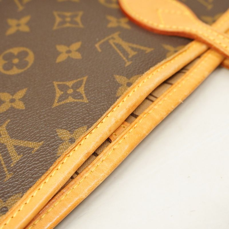 Louis Vuitton Tote Bag Monogram Neverfull MM M40156 Brown Ladies
