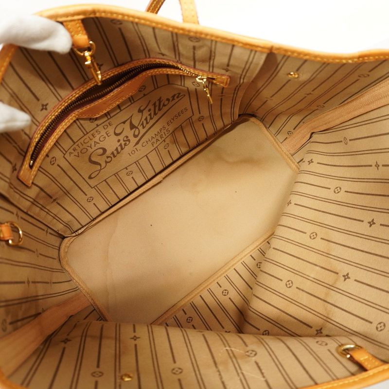 Louis Vuitton Tote Bag Monogram Neverfull MM M40156 Brown Ladies