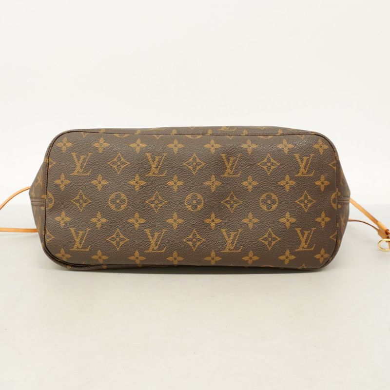 Louis Vuitton Tote Bag Monogram Neverfull MM M40156 Brown Ladies