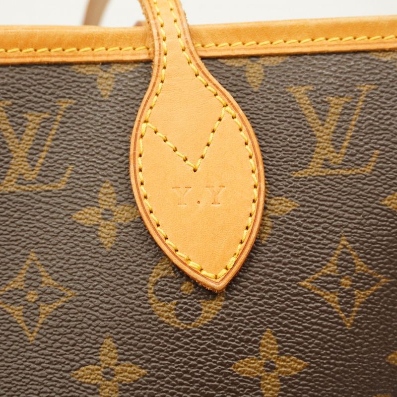 Louis Vuitton Tote Bag Monogram Neverfull MM M40156 Brown Ladies
