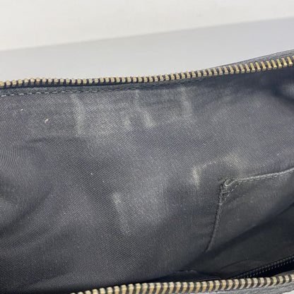 Gucci Shoulder Bag GG Canvas 181092 Canvas Black Silver Hardware Women's