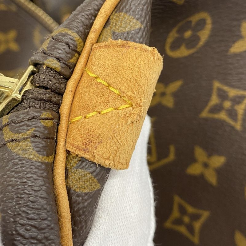 Louis Vuitton Boston Bag Monogram Keepall 55 M41424 Brown Men Women Unisex