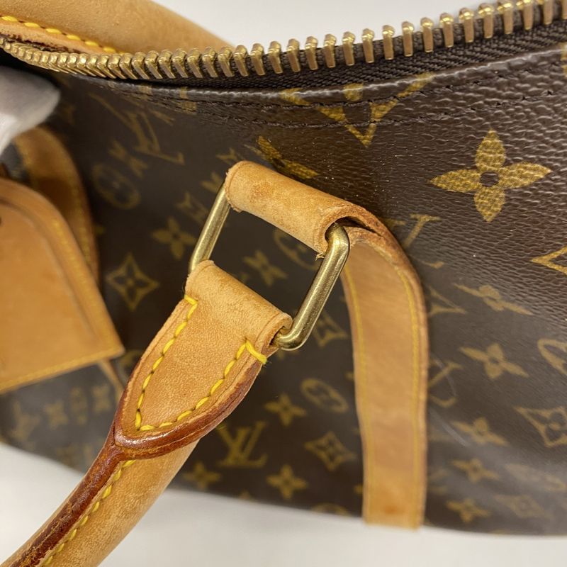 Louis Vuitton Boston Bag Monogram Keepall 55 M41424 Brown Men Women Unisex