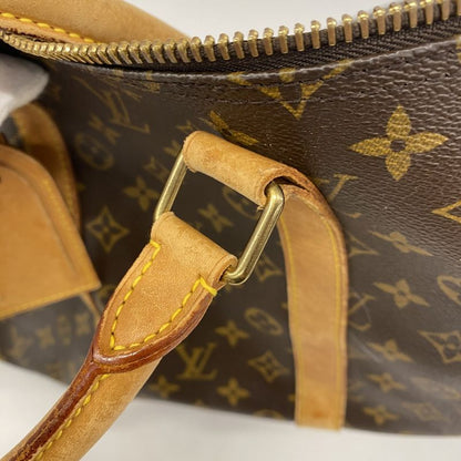 Louis Vuitton Boston Bag Monogram Keepall 55 M41424 Brown Men Women Unisex