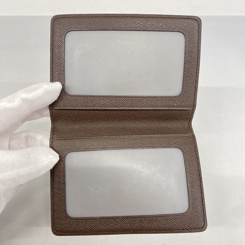 Louis Vuitton Card Case Damier Porte 2 Cult Vertical N60533 Ebene Men's Women's