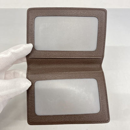 Louis Vuitton Card Case Damier Porte 2 Cult Vertical N60533 Ebene Men's Women's