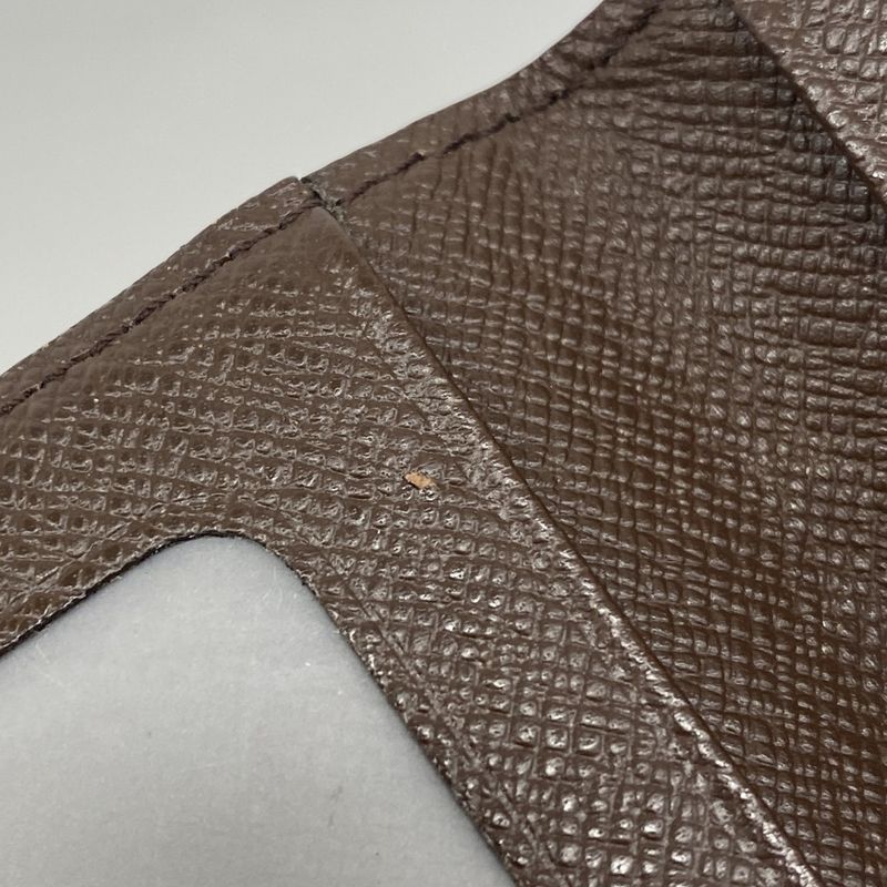 Louis Vuitton Card Case Damier Porte 2 Cult Vertical N60533 Ebene Men's Women's