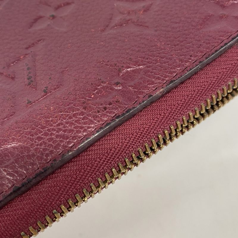 Louis Vuitton Long Wallet Monogram ・empreinte Zippy Wallet M62214 Leather