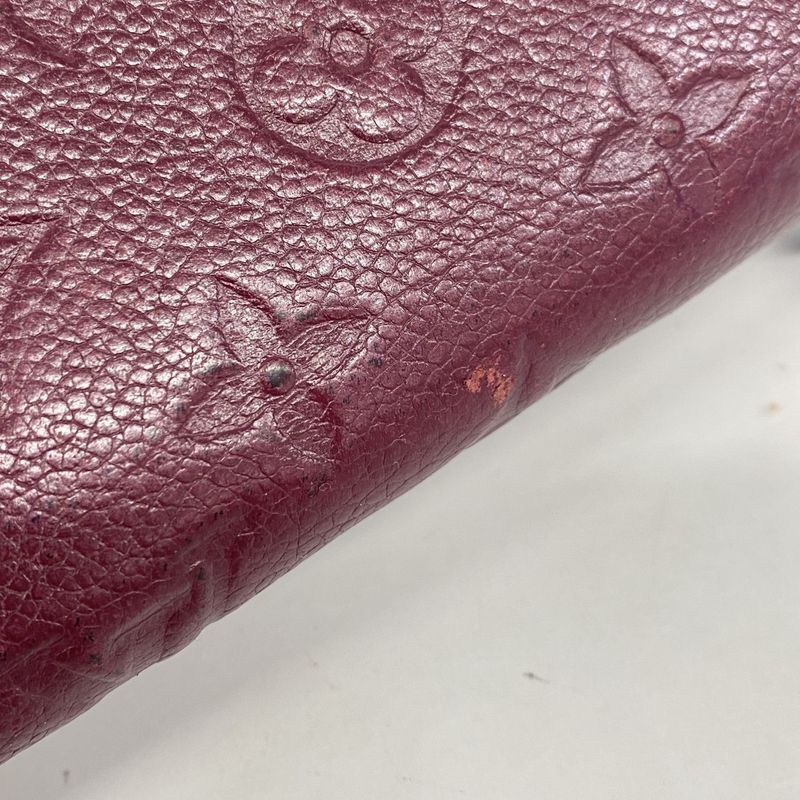 Louis Vuitton Long Wallet Monogram ・empreinte Zippy Wallet M62214 Leather