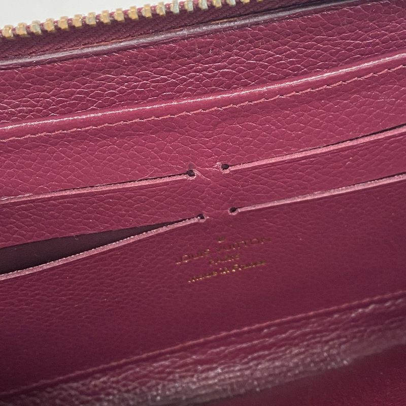 Louis Vuitton Long Wallet Monogram ・empreinte Zippy Wallet M62214 Leather