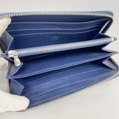 Louis Vuitton Long Wallet Epi Zippy Wallet M61873 Andigo Blue Ladies