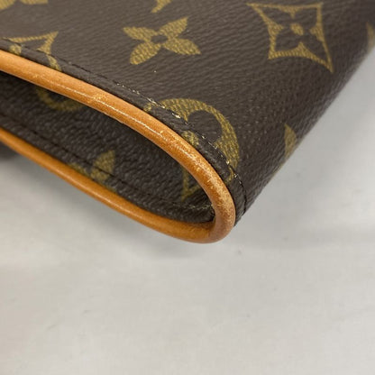 Louis Vuitton Shoulder Bag Monogram Pochette Twin GM M51852 Brown Ladies