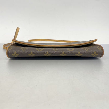 Louis Vuitton Shoulder Bag Monogram Pochette Twin GM M51852 Brown Ladies