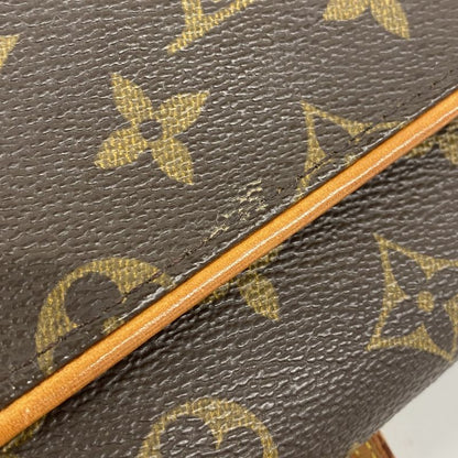 Louis Vuitton Shoulder Bag Monogram Pochette Twin GM M51852 Brown Ladies