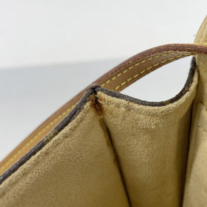 Louis Vuitton Shoulder Bag Monogram Pochette Twin GM M51852 Brown Ladies