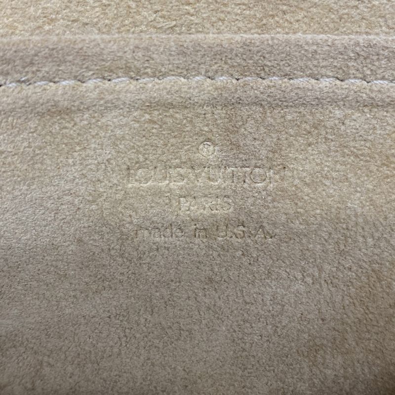 Louis Vuitton Shoulder Bag Monogram Pochette Twin GM M51852 Brown Ladies