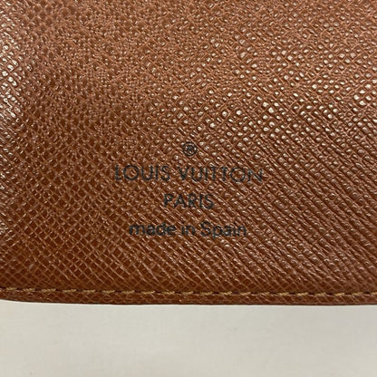 Louis Vuitton Notebook Cabas Monogram Agenda PM R20005 Brown Men Women Unisex