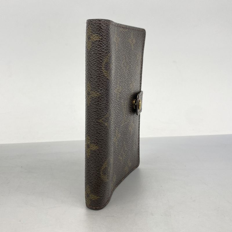 Louis Vuitton Notebook Cabas Monogram Agenda PM R20005 Brown Men Women Unisex