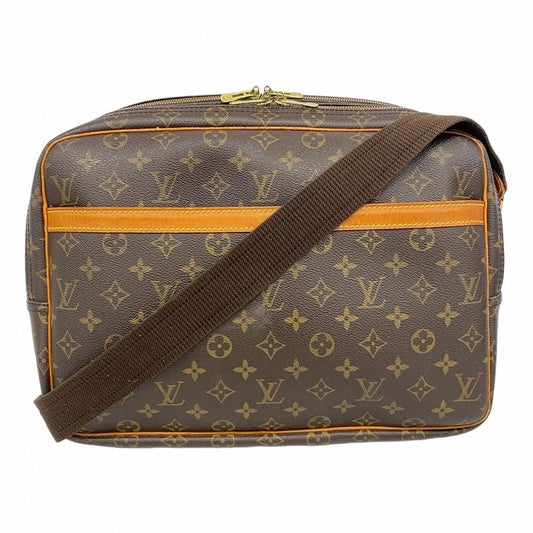 Louis Vuitton Shoulder Bag Monogram Reporter GM M45252 Brown Women's