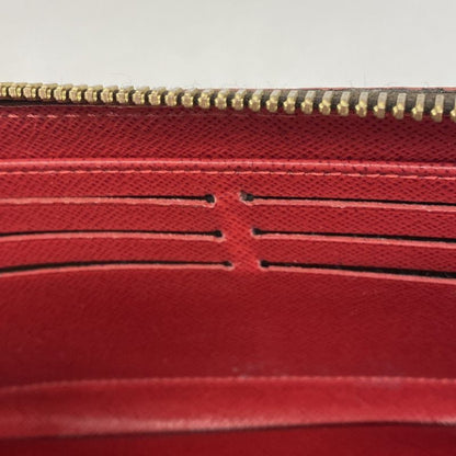 Louis Vuitton Long Wallet Damier Studded Zippy Wallet N60122 Ebene Threes Ladies