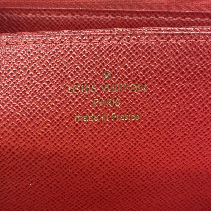 Louis Vuitton Long Wallet Damier Studded Zippy Wallet N60122 Ebene Threes Ladies