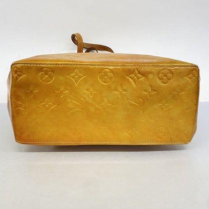 Louis Vuitton Tote Bag Vernis Lead MM M91141 Beige Ladies