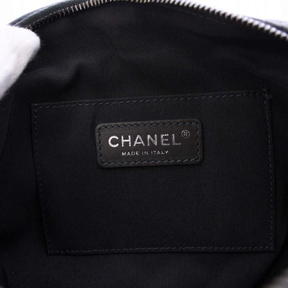 Chanel Matelasse Waist Bag Body Bag Coco Mark Calf Leather Gray A57887 26th KH