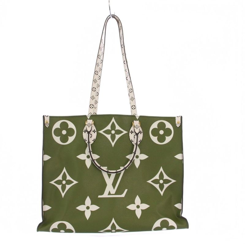 Louis Vuitton on the Go GM Monogram Giant Handbag Tote Bag 2way M44571 KH • OH