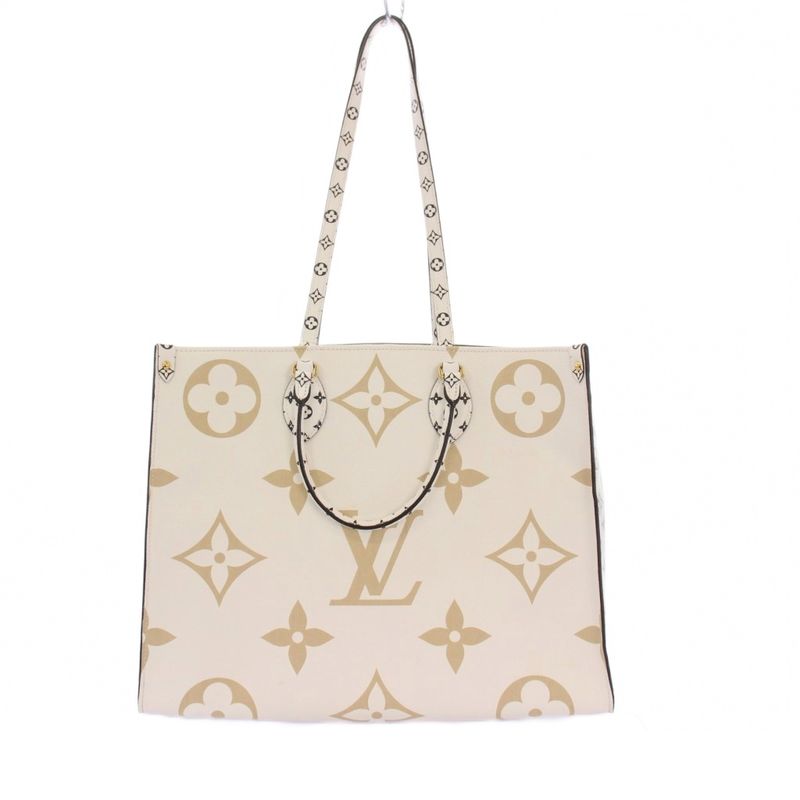 Louis Vuitton on the Go GM Monogram Giant Handbag Tote Bag 2way M44571 KH • OH
