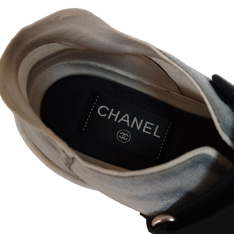 Chanel Shoes 36 Women's - G34767 Gray X Black