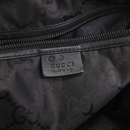 Gucci Boston Bag Nylon GG Pattern 112270 213317 Black Bag Aa